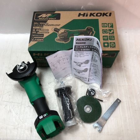  HiKOKI ハイコーキ ディスクグラインダー 付属品完備 100v G3610DC グリーン