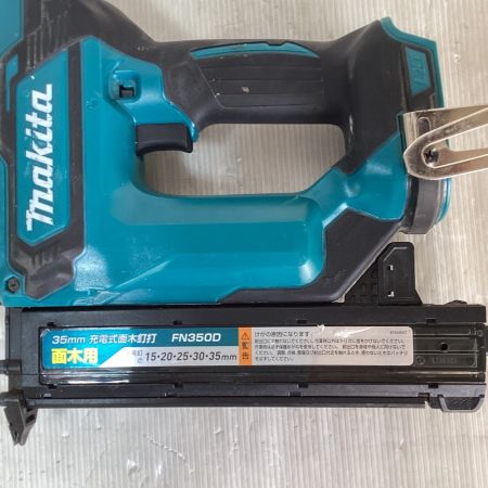  MAKITA マキタ 充電式面木釘打 ケース、保護メガネ、説明書 コードレス式 18v FN350D ブルー