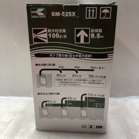  KOSHIN 水中ポンプ 付属品完備 100v SM-525X グリーン