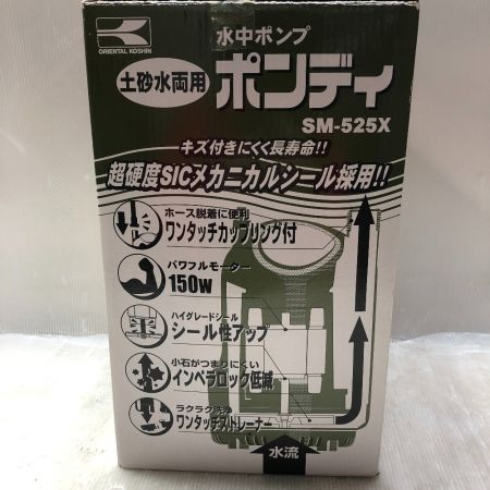  KOSHIN 水中ポンプ 付属品完備 100v SM-525X グリーン