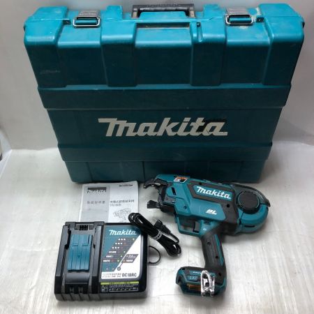  MAKITA マキタ 充電式鉄筋結束機 充電器・ケース付 14.4v/18v TR180D ブルー