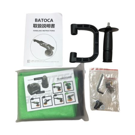  BATOCA 125ｍｍ ダブルアクションポリッシャー 100ｖ 付属品付 B02PO24-JP ブラック