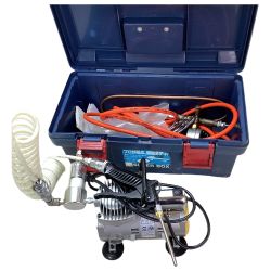 ◇◇ ESCO ミニコンプレッサー EA116DA ライトグレー Cランク