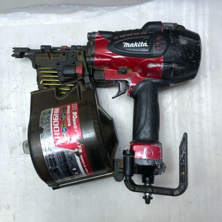  MAKITA マキタ エア釘打ち 高圧 ケース付 AN900HX レッド
