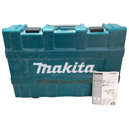  MAKITA マキタ 電動ハンマ 100ｖ ケース付 HM1111C ブルー