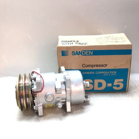  SANDEN コンプレッサー SD-507 ライトグレー