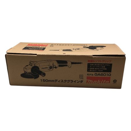  MAKITA マキタ 150mm ディスクグラインダ GA6010