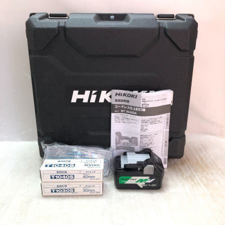  HiKOKI ハイコーキ 仕上釘打機 充電池1個付 コードレス式 36v NT3640DA グリーン