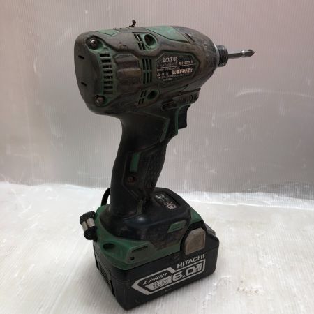  HITACHI 日立 インパクトドライバ 充電器・充電池1個・ケース付 18v WH18DDL2 グリーン