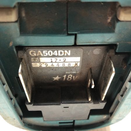  MAKITA マキタ 125mm 充電式ディスクグラインダ 18ｖ 本体のみ GA504DN ブルー
