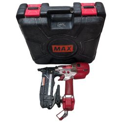 ◇◇ MAX マックス スーパーネイラ 高圧 4ｍｍ幅 フロアタッカ ケース付 HA-50F1 レッド Cランク