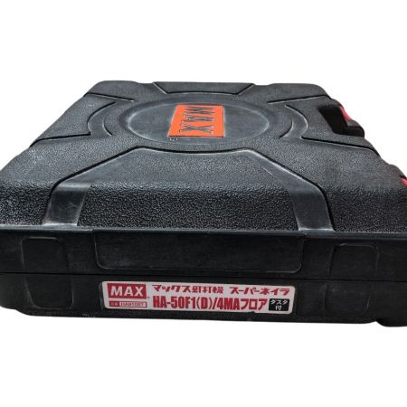  MAX マックス スーパーネイラ 高圧 4ｍｍ幅 フロアタッカ ケース付 HA-50F1 レッド