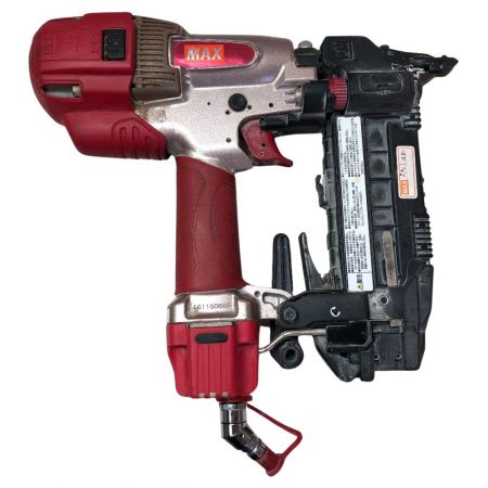  MAX マックス スーパーネイラ 高圧 4ｍｍ幅 フロアタッカ ケース付 HA-50F1 レッド