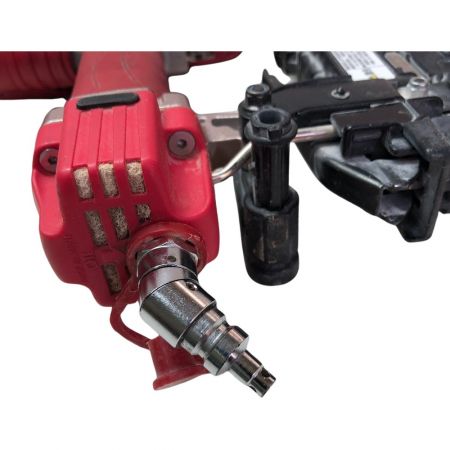  MAX マックス スーパーネイラ 高圧 4ｍｍ幅 フロアタッカ ケース付 HA-50F1 レッド