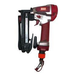 ◇◇ MAX マックス 高圧 エアネイラ 10ｍｍ幅 本体のみ HA-R25 レッド Cランク