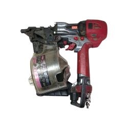 ◇◇ MAX マックス 65ｍｍ スーパーネイラ エア釘打ち機 本体のみ HN-65N2(D) レッド Cランク