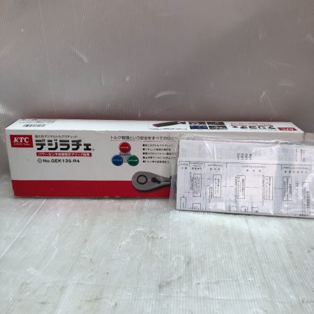  KTC ケーティーシー デジタルトルクラチェット ケース付 GEK135-R4 ブラック