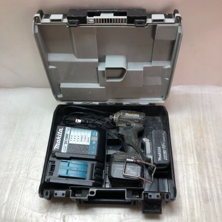  MAKITA マキタ インパクトドライバ 充電器・充電池2個付 コードレス式 14.4v 18v TD171DRGX ブラック