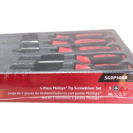  Snap-on スナップオン ダイアモンドブレード ドライバーセット SGDDP50BR レッド