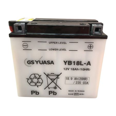  GS YUASA オートバイ用バッテリー バッテリー電解液2本セット YB18L-A
