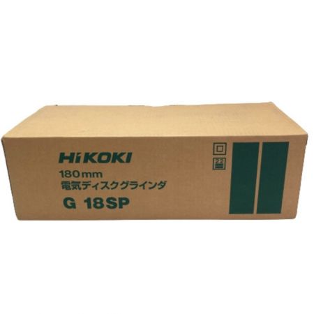  HiKOKI ハイコーキ 180ｍｍ 電気ディスクグラインダ 100ｖ G18SP グリーン
