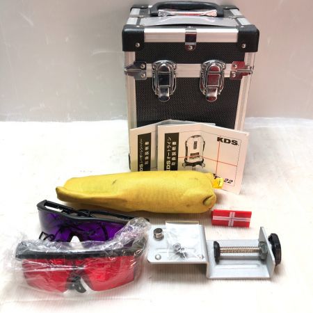  KDS オートラインレーザー レーザー墨出し器 レシーバー・ケース付 ATL-22 ブルー