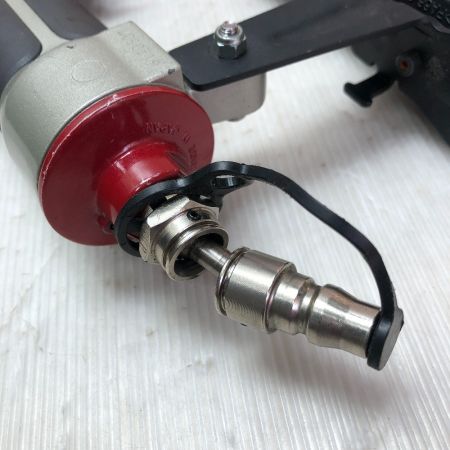  MAX マックス 常圧 エアネイラ ケース付 TA-557 レッド