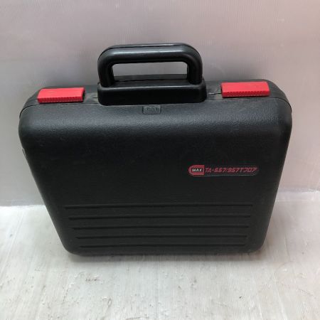  MAX マックス 常圧 エアネイラ ケース付 TA-557 レッド