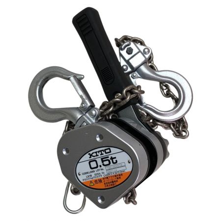  KITO キトー レバーブロック 0.5ｔ LX005 ライトグレー
