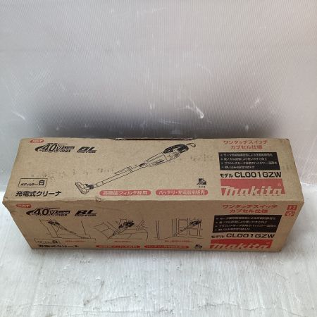  MAKITA マキタ 充電式クリーナー 本体のみ コードレス式 36v CL001G ホワイト
