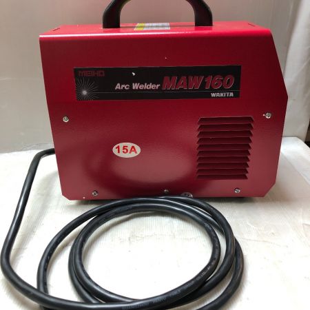MEIHO メイホー WAKITA インバータ直流溶接器 コード式 100v/200v MAW160 レッド