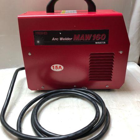  WAKITA インバーター直流溶接機 付属品完備 200v/100v MAW-160 レッド