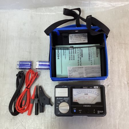  HIOKI テスター 絶縁抵抗計 IR40412-10 ブラック