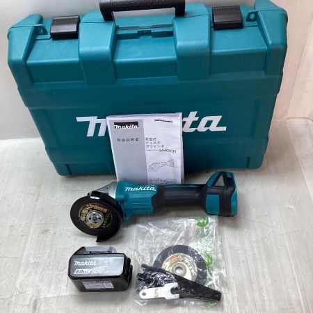  MAKITA マキタ ディスクグラインダー 充電器・充電池1個・ケース付 GA404DN ブルー