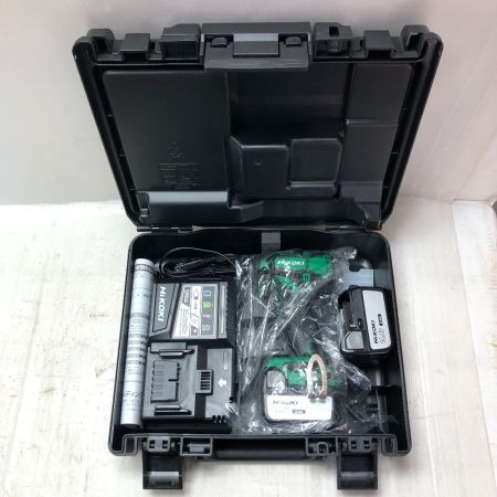  HiKOKI ハイコーキ インパクトドライバ 充電器・充電池2個・ケース付 コードレス式 14.4v WH14DB グリーン