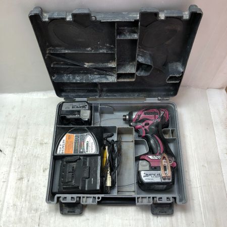  HITACHI 日立 インパクトドライバ 電動工具 WH14DBAL パープル