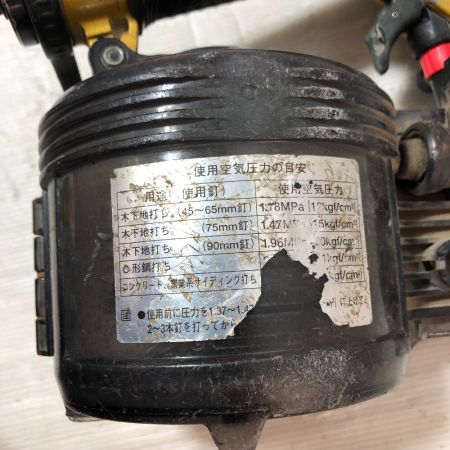  HITACHI 日立 エア釘打ち本体のみ 高圧エアツール NV90HM ゴールド
