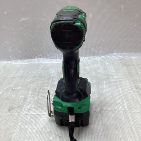  HITACHI 日立 インパクトドライバ 充電器・充電池2個・ケース付 14.4ｖ WH14DDL グリーン