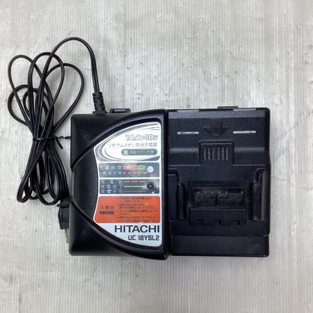  HITACHI 日立 インパクトドライバ 充電器・充電池2個・ケース付 14.4ｖ WH14DDL グリーン