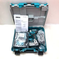◇◇ MAKITA マキタ 充電式インパクトドライバ 18ｖ 充電器・充電池２個・ケース付 TD157DRGX ブルー Sランク