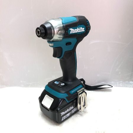  MAKITA マキタ 充電式インパクトドライバ 18ｖ 充電器・充電池２個・ケース付 TD157DRGX ブルー