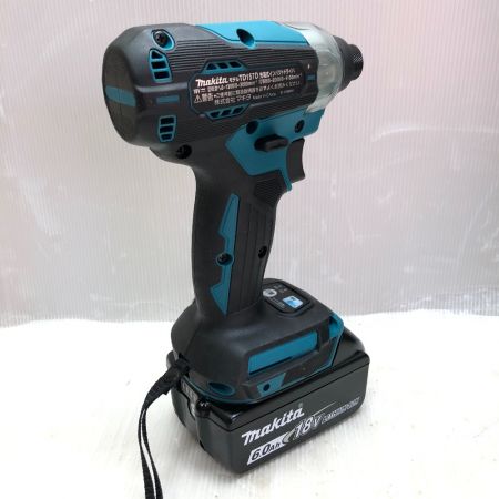  MAKITA マキタ 充電式インパクトドライバ 18ｖ 充電器・充電池２個・ケース付 TD157DRGX ブルー