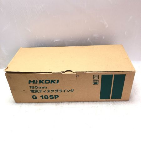  HiKOKI ハイコーキ 180ｍｍ 電気ディスクグラインダ  G18SP グリーン