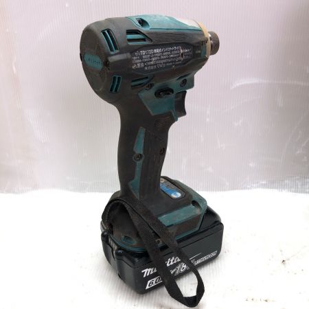  MAKITA マキタ 充電式インパクトドライバ 18ｖ充電器・充電池２個・ケース付 TD172DRGX ブルー
