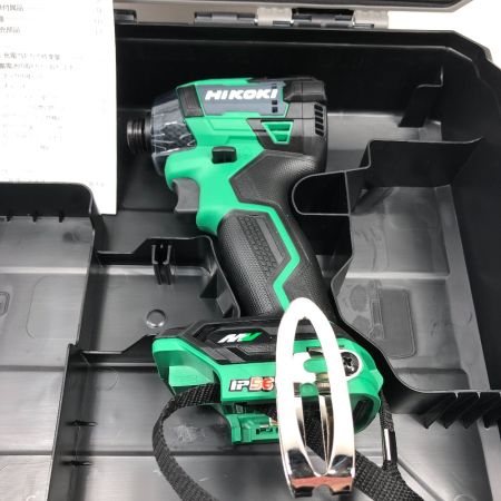  HiKOKI ハイコーキ 電動工具 インパクトドライバ 未使用品(S) 本体・ケースのみ WH36DD アグレッシブグリーン