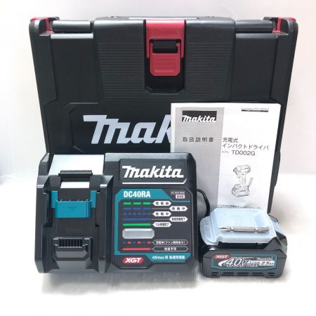  MAKITA マキタ 電動工具 インパクトドライバ 付属品完備 コードレス式 TD002GRDX ブルー