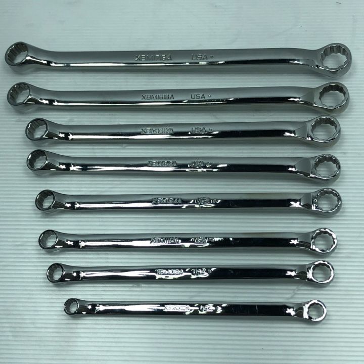 Snap-on スナップオン メガネレンチセット ハンドツール 本体のみ XBM8/10A~17/19A シルバー｜中古｜なんでもリサイクルビッグバン