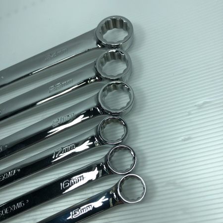  Snap-on スナップオン ハンドツール コンビネーションレンチセット 程度A SOEXM15~24 シルバー
