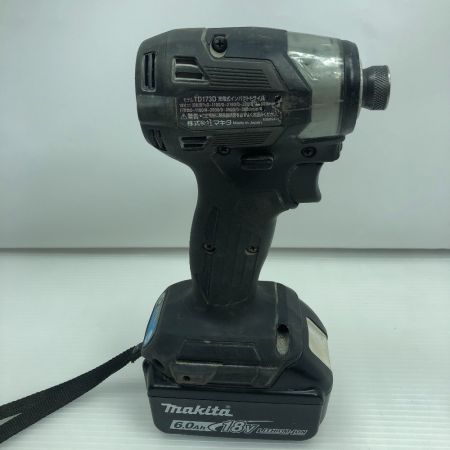  MAKITA マキタ インパクトドライバ 充電器・充電池2個・ケース付 コードレス式 TD173D ブラック