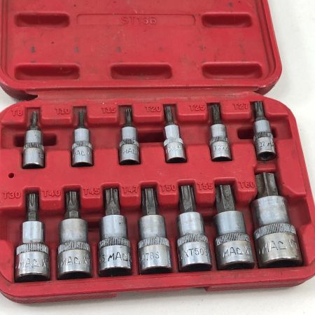  MAC TOOLS マック 工具 ハンドツール トルクスセット ST13B レッド